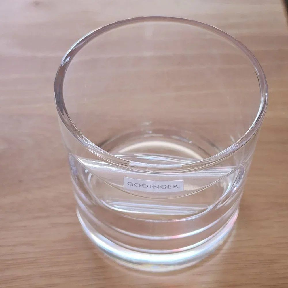 Godinger Cigar Whiskey Tumbler 12 oz Hand Made Of Fine Durable Crystalline Glass